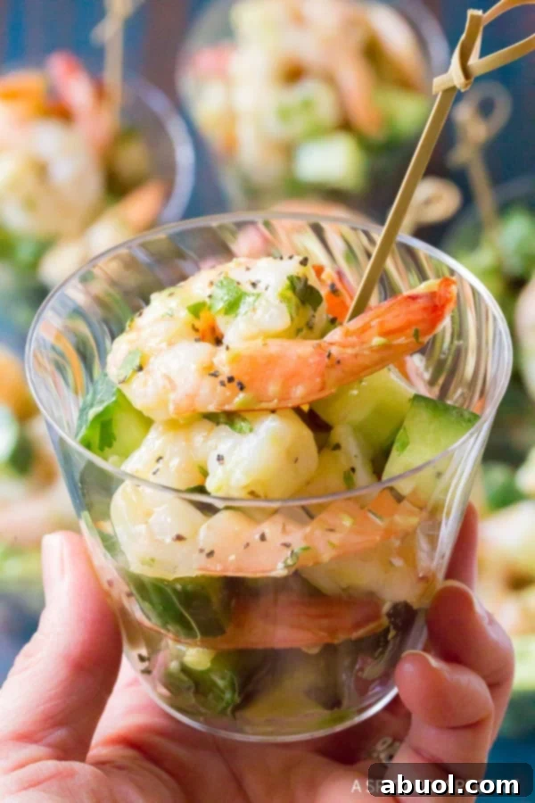 Chilled Garlic Lime Roasted Shrimp Salad Recipe for Spring and Summer!