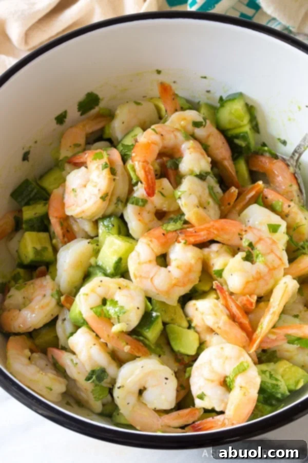 Zesty Garlic Lime Roasted Shrimp Salad Recipe for Spring and Summer!