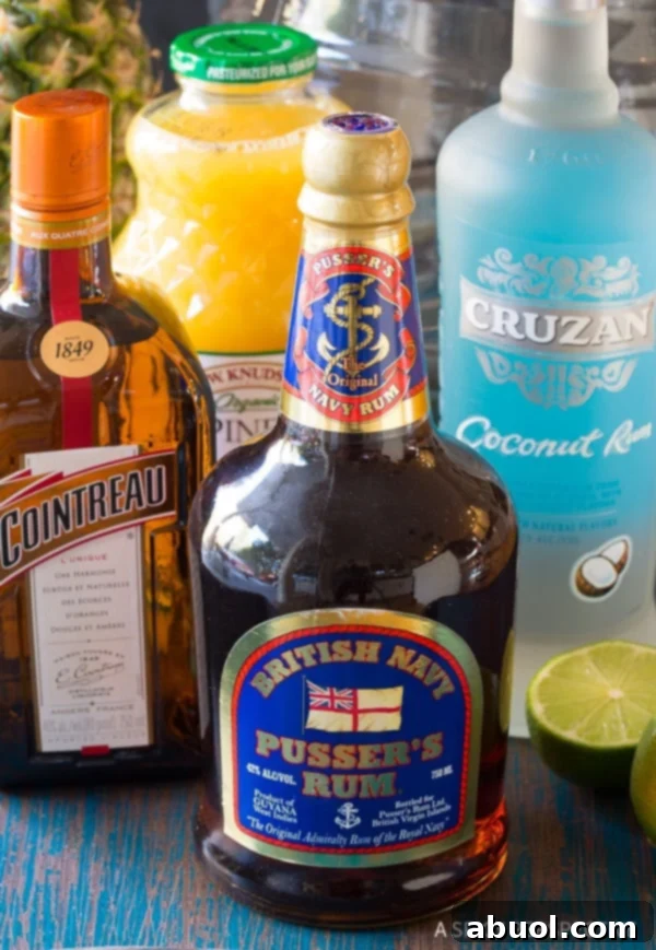 Making Large-Batch Goombay Smash Caribbean Cocktails Recipe