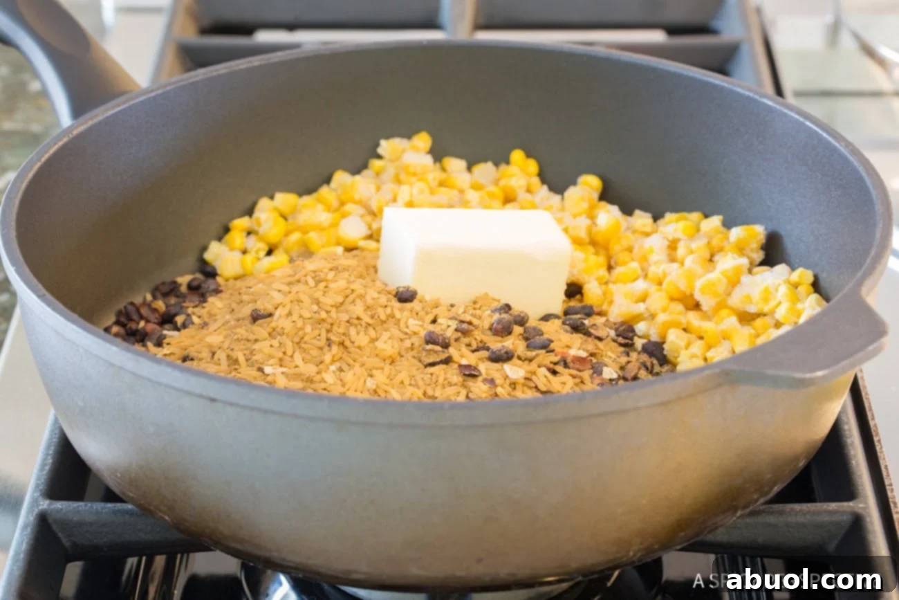 How To: One-Pot Shrimp Black Bean Rice Skillet Recipe