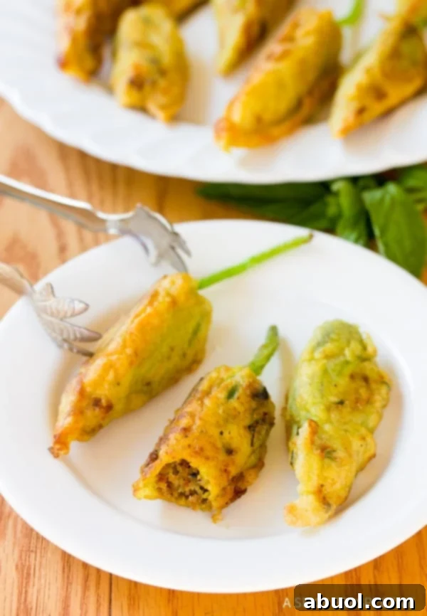 Easy Market Stuffed Squash Blossoms Recipe