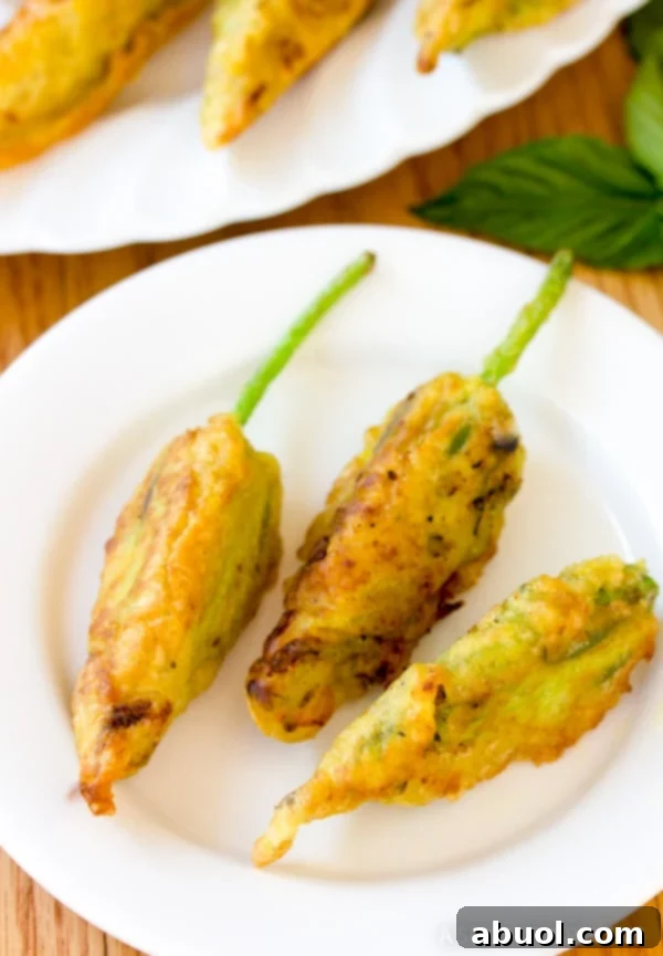 Market Stuffed Squash Blossoms Recipe