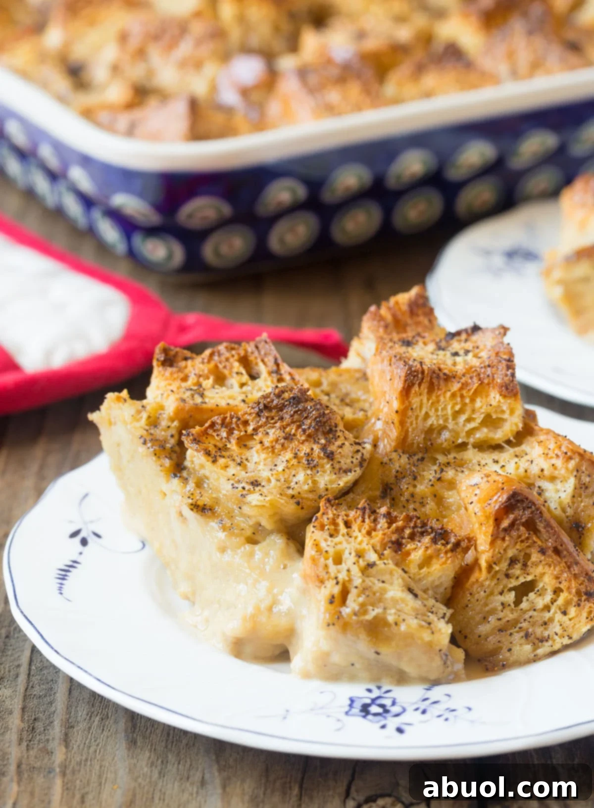 Best Vietnamese Coffee Bread Pudding Recipe #ASpicyPerspective #holiday #christmas