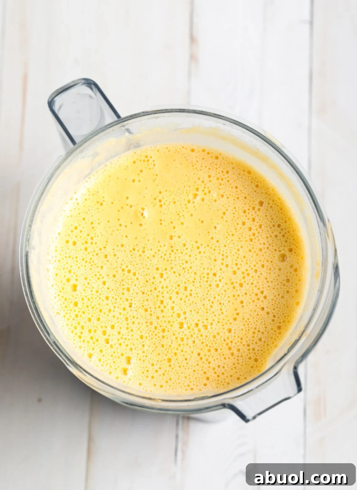 Spicy Cauliflower Soup - pureed in blender until smooth.