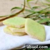 Lemongrass Shortbread Cookies