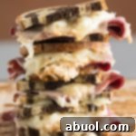 Baked Reuben Party Sandwiches Recipe #ASpicyPerspective #partysandwiches #bakedsandwiches