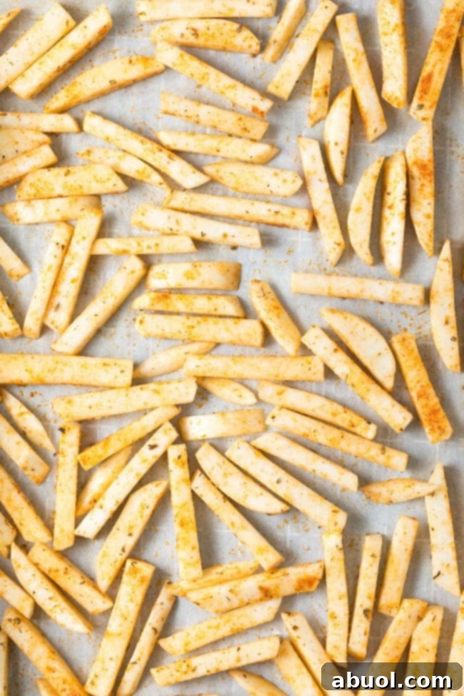 Air Fryer Turnip Fries Recipe 