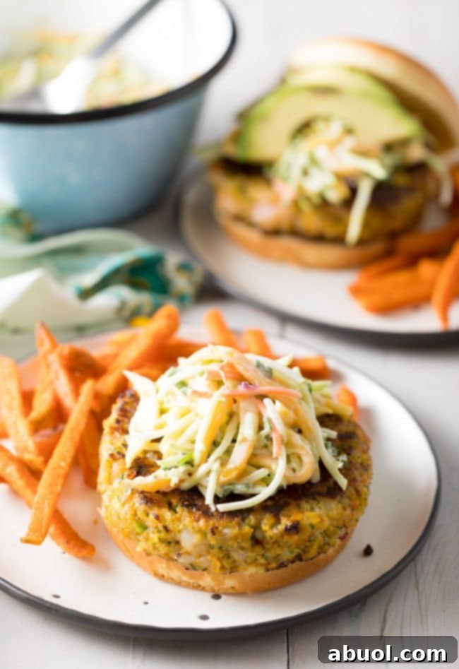 Gourmet Shrimp Burgers 13 Fully assembled Island Burgers with a generous topping of mango slaw and fresh avocado.