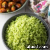 How To Make Healthy Broccoli Rice Recipe - A perfect image for a low-carb, keto, gluten-free, vegan, whole30, and paleo-friendly dish.