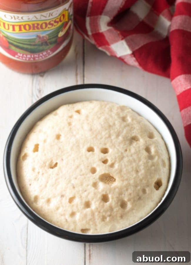 Little Caesars Crazy Bread recipe dough in bowl