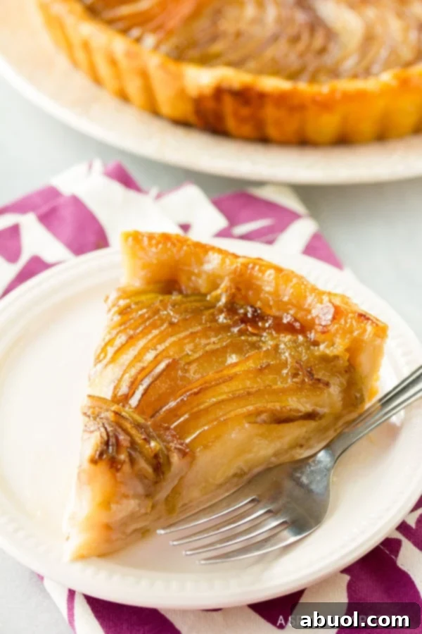 Elegant Pear and Brie Tart, a perfect simple recipe