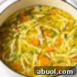Best Homemade Chicken Noodle Soup Recipe, a comforting meal for any occasion.