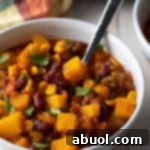 Healthy Three Sisters Butternut Squash Chili Recipe