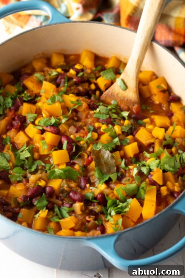 vegetarian three sisters soup in pot
