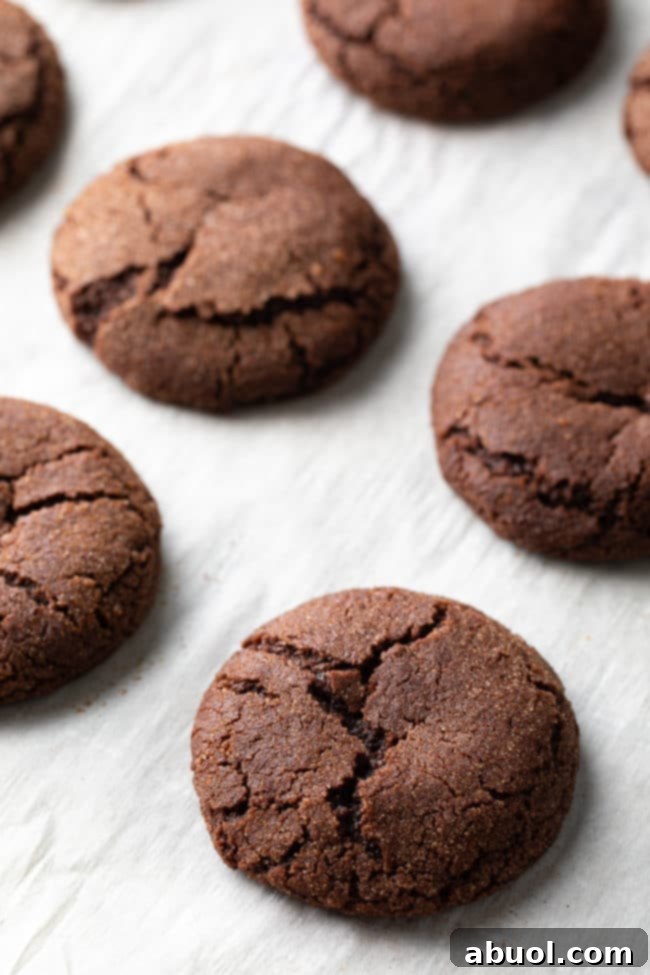 Easy Snickerdoodle Cookies with chocolate - perfectly baked with cracks on top