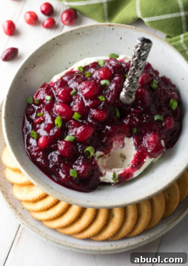 jalapeno cream cheese dip with serving spoon for scooping