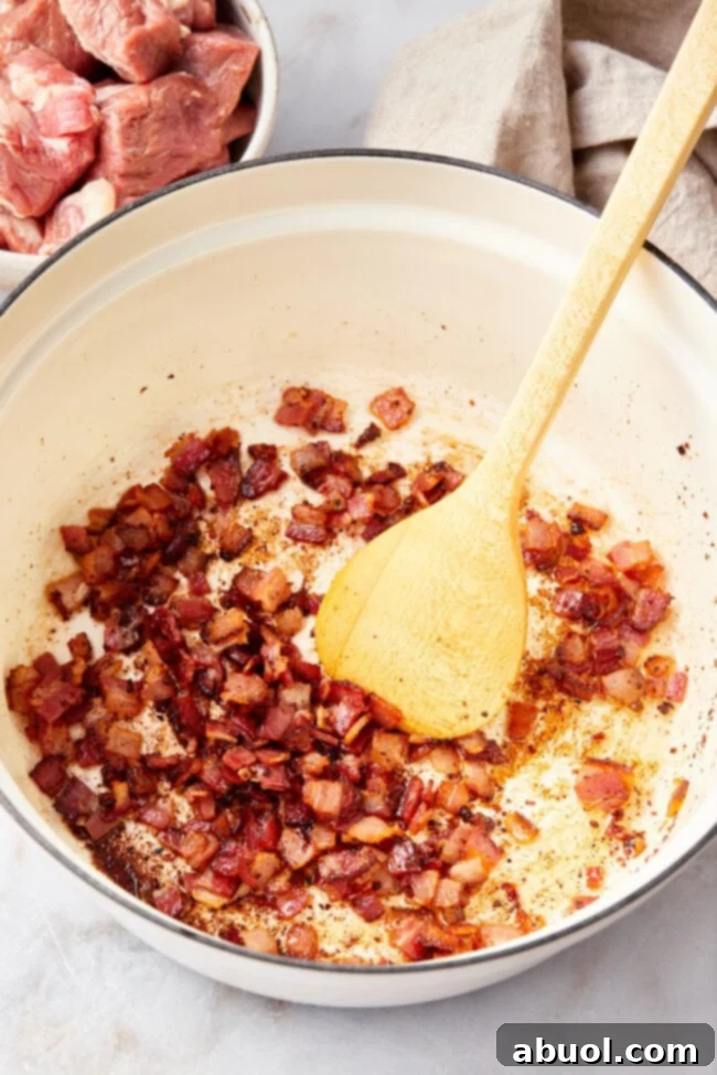 Ingredients needed for deer meat stew.