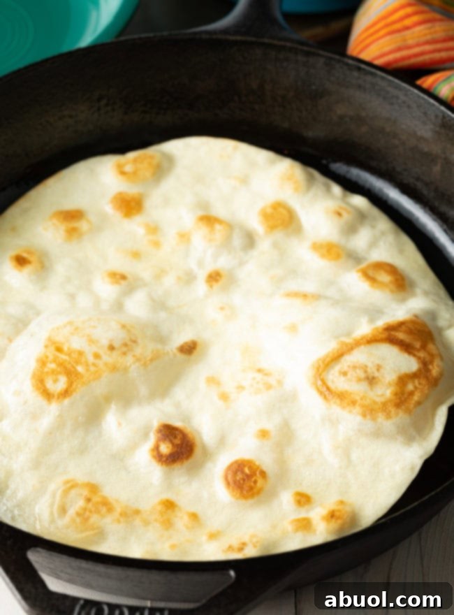 Cooking Flour Tortillas 