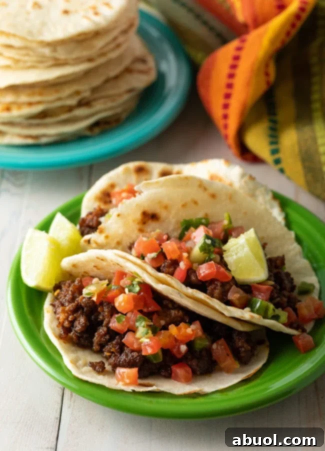 Easy Flour Tortillas Recipe