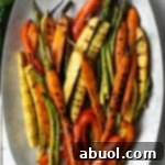 Master Marinade for Grilled Vegetables 11 A close-up of beautifully grilled vegetables on a platter, ready to be served.