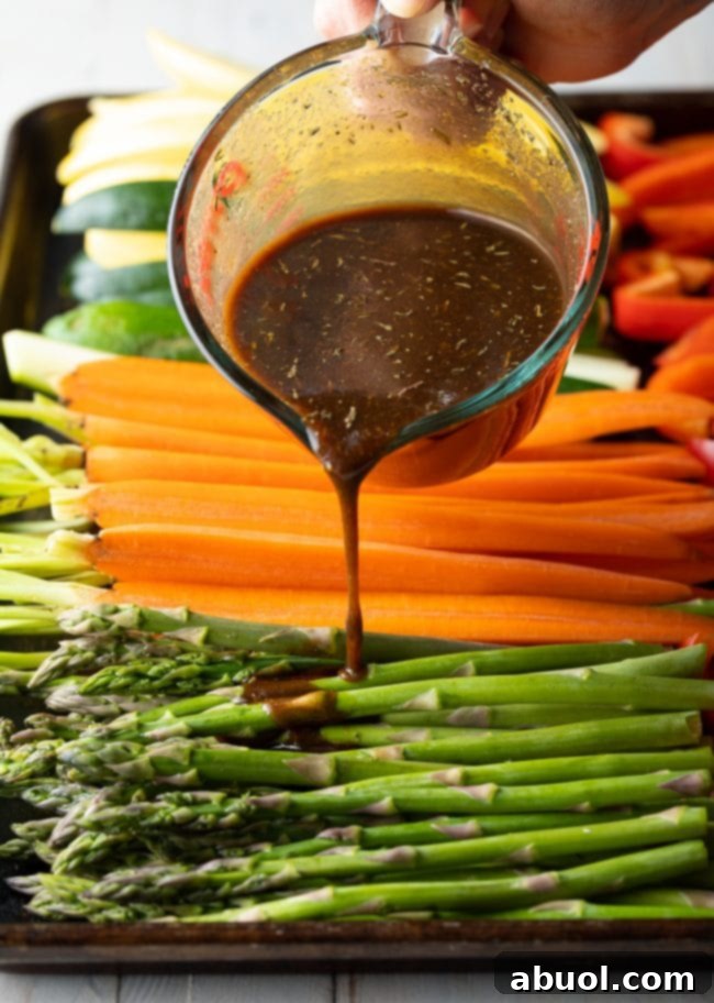 Master Marinade for Grilled Vegetables 8 The grill is filled with an appetizing display of various vegetables, each developing perfect char marks and a tender texture as they cook.