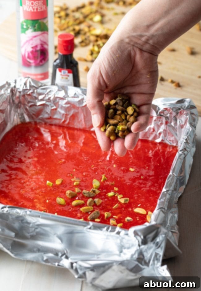 candy with pistachios