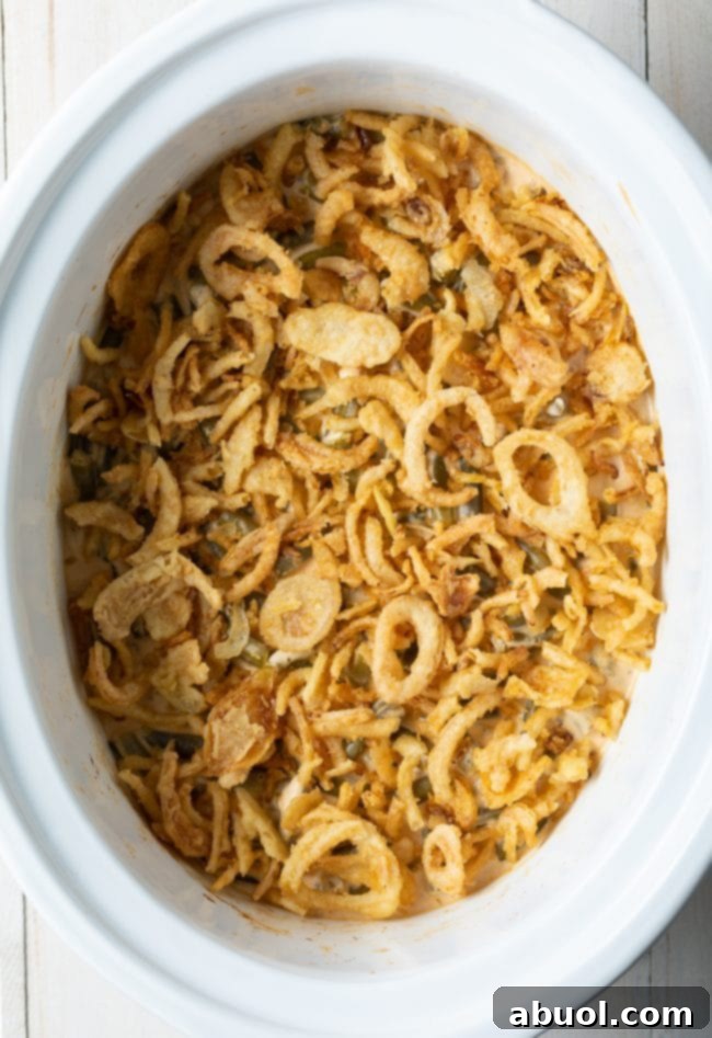 the best green bean casserole from scratch
