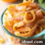 candied orange peels