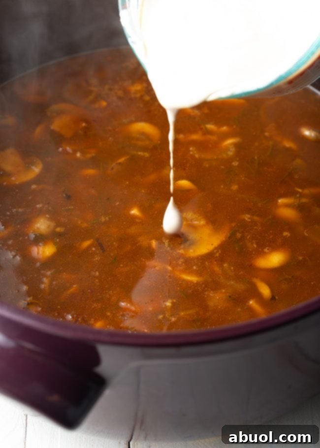 how to make vegan soup with cream and mushrooms