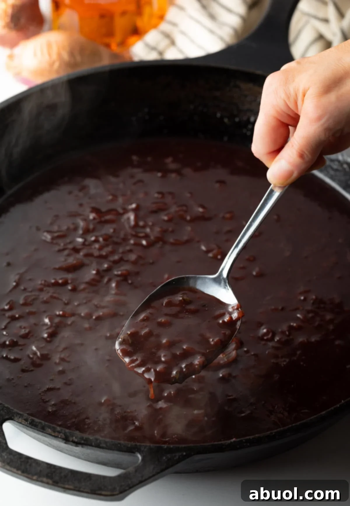 Detailed blackberry sauce recipe, rich and flavorful