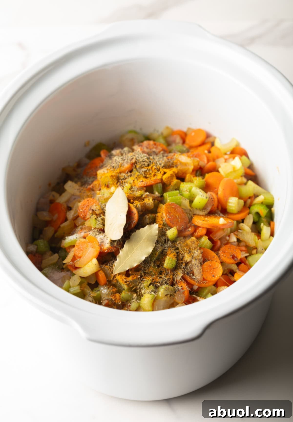 Vegetable Mixture in a Crockpot
