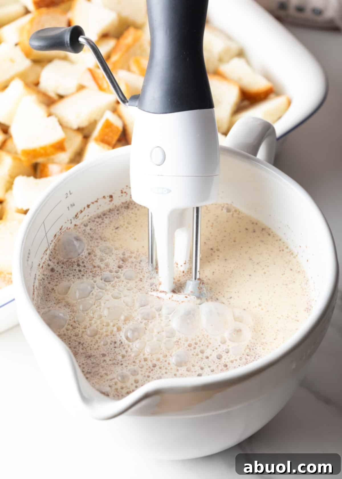 Cream and Egg Mixture