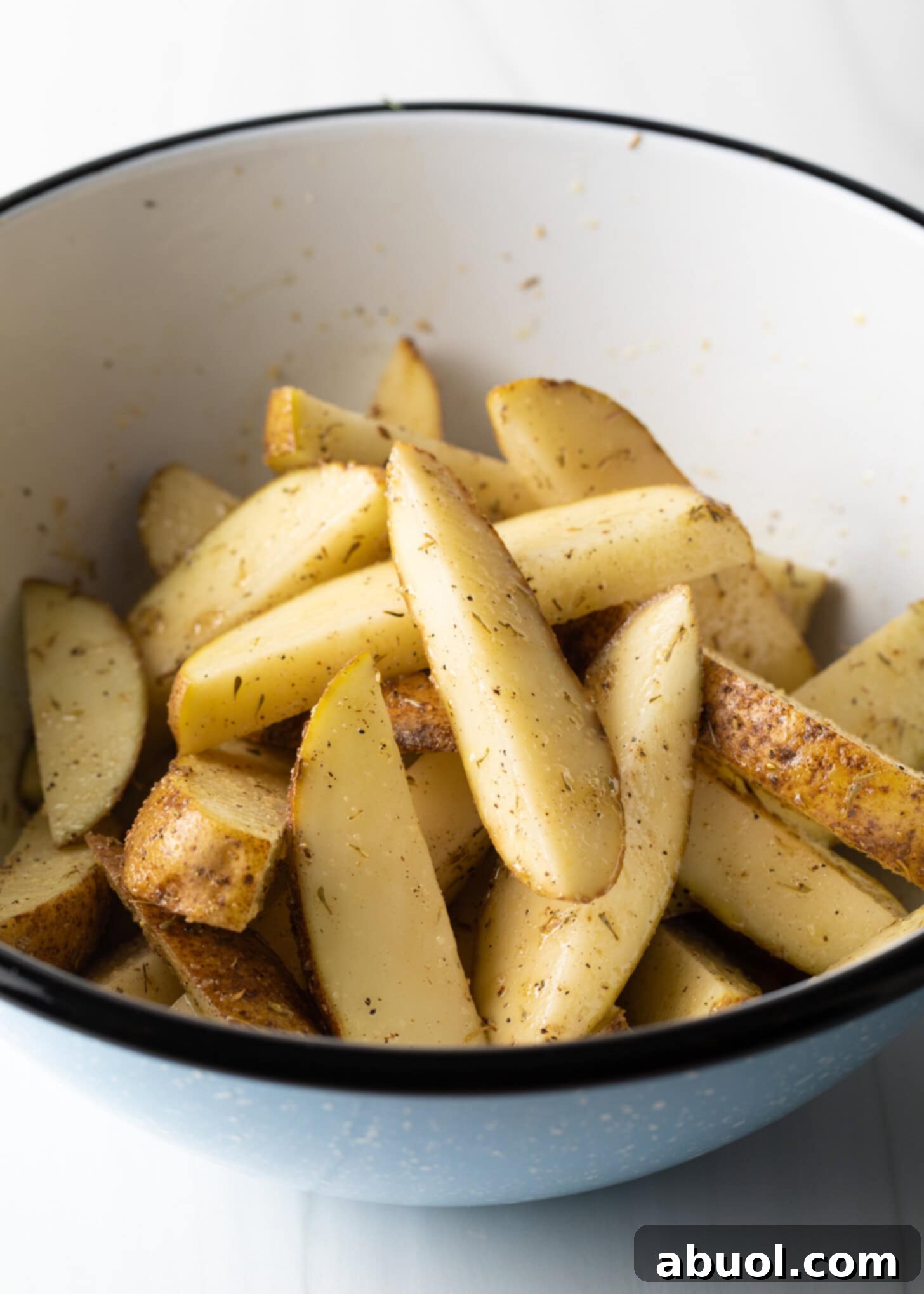 Air Fryer Potato Bites 8 Seasoned Potato Wedges