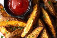 Crispy Oven-Baked Potato Wedges Recipe