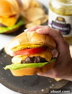Air Fryer Burgers