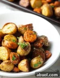 Oven Roasted Potatoes and Carrots