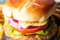 Juicy Ground Chicken Burgers Recipe
