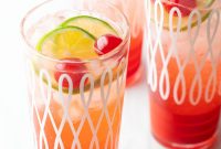 Homemade Cherry Limeade with Fresh Limes and Cherries