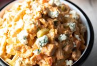 Crispy Buffalo Chicken Salad with Blue Cheese