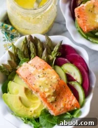 Roasted Salmon Detox Salad