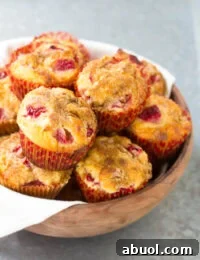 Strawberry Rhubarb Muffins