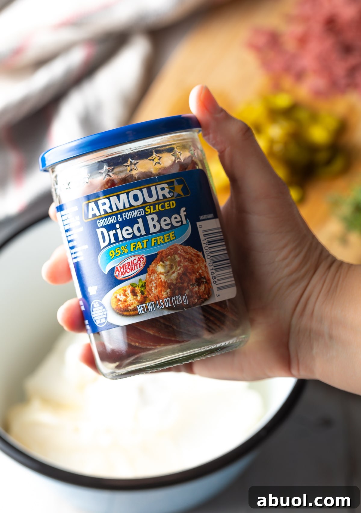 dried beef in jar